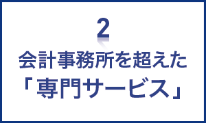 会計事務所を超えた専門サービス